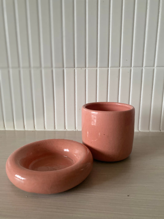 Curve Cup & Saucer Set 02